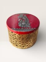 Kalamkari Parrot Metal Box - Image 5