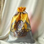 GajaLakshmi Raw Silk Potli
