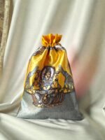 GajaLakshmi Raw Silk Potli