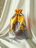 GajaLakshmi Raw Silk Potli - Image 2