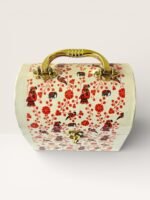 Floral Metal Storage Trunk - Image 2