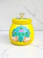 Pichwai Metal Storage Jar