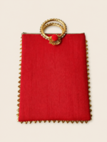 Lakshmi Print Potli Bag - Image 3